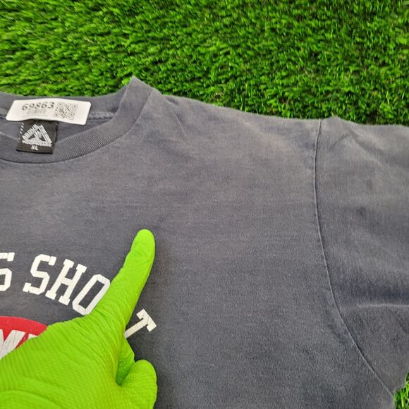 Vintage Reebok Above-The -Rim Shirt XL 23x27 Faded-Black - Picture 4 of 15